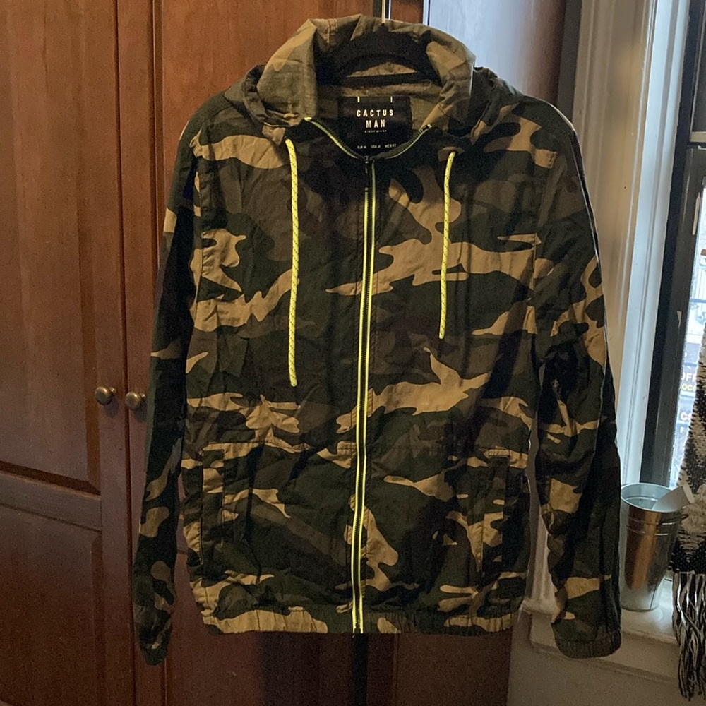Cactus Man Camouflage Jacket for Men